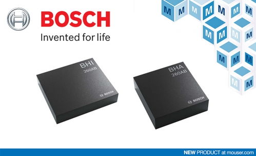貿(mào)澤電子開售博世BHI260AB與BHA260AB智能傳感器中樞，賦能新一代電子產(chǎn)品